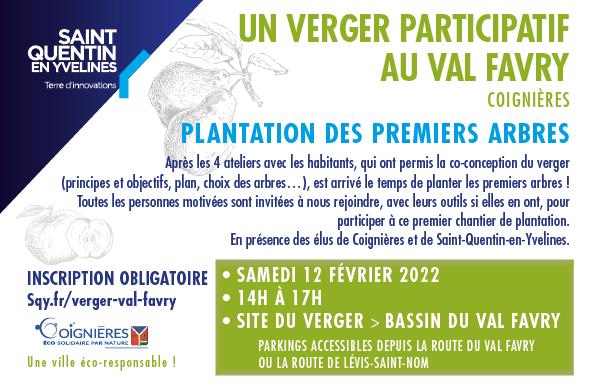 Lire la suite à propos de l’article Le verger du Val Favry à Coignières est inauguré samedi 12/02 après-midi