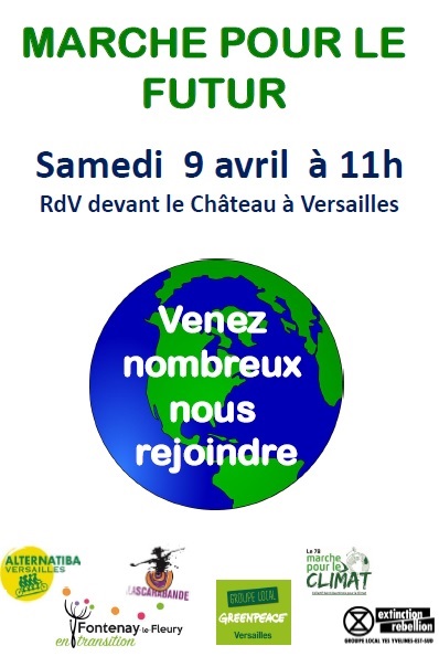 Lire la suite à propos de l’article Marche pour le Futur, samedi 9 avril 2022 11h : rendez-vous à Versailles !