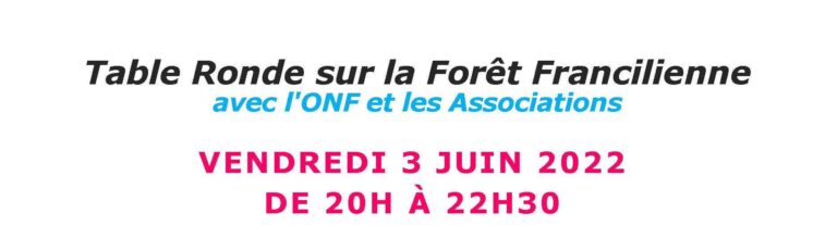 Lire la suite à propos de l’article L’avenir de la forêt francilienne avec l’ASEM : 03/06/22 à 20h à Guyancourt