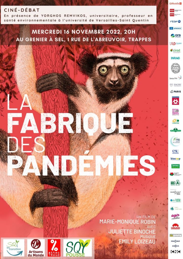 Lire la suite à propos de l’article Ciné-débat « la fabrique des Pandémies », mercredi 16 novembre 20h au Grenier à Sel, Trappes