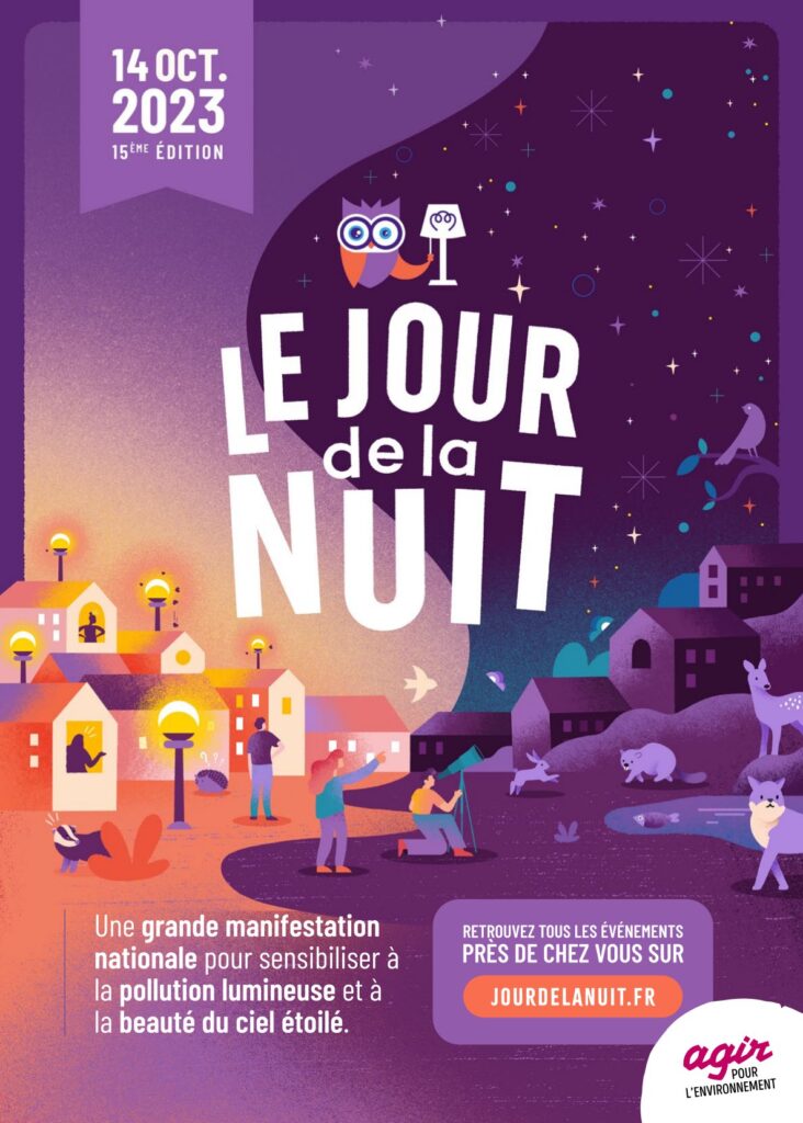 Flyer le jour de la nuit 14 octobre 2023